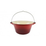 Perfect Home Zománcozott öntöttvas bogrács 7,2 literes piros