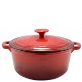 Perfect Home Zománcozott öntöttvas lábas 20 cm, 2L, piros