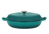 Perfect Home zománcozott öntöttvas szeletsütő fedővel 30 cm, türkiz (16640)