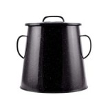 Perfect Home zománcozott zsírosbödön 10 literes, fekete (10456)