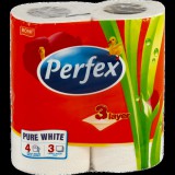 Perfex WC papír 4tekercs 3rétegű