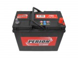 Perion - 12v 45ah - autó akkumulátor - jobb+ *ázsia *vékonysarus