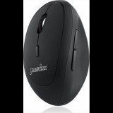 Perixx PERIMICE-719 L Ergonomikus egér Rádiójel vezérlésű Fekete 800 dpi, 1200 dpi, 1600 dpi (11635)