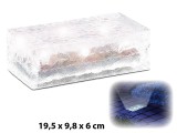 PERLA Szolár LED-es térkő 4 db fényérzékelővel 19x10x6 cm