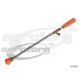 Permetező pisztoly több tipus menetes zárral, 60 cm-es, turbó fejjel