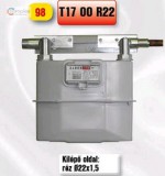 Perogáz Peró Gáz T17 OO R22 fali mérőállomás, réz D22 (098)