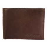 Persopolis valódi bőr klasszikus pénztárca, barna