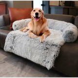 Pet Bed kutyaágy kanapéra, kanapévédő kutyaágy, szürke, S méret (76 x 76 x 15 cm)