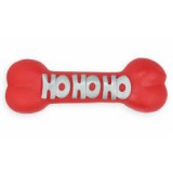 PET NOVA Kutyajáték - sípoló vinil csont, piros 23cm