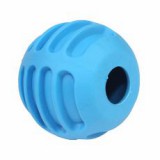 PET NOVA TPR Gumilabda csengővel, kutyák számára – kék, 6 cm