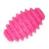 PET NOVA TPR Rugby labda csengővel, kutyák számára - rózsaszín, 10 cm
