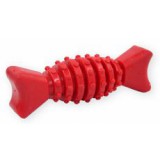 PET NOVA TPR Tüskés csont kutyáknak - piros, 12cm