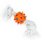 PET NOVA Tüskés labda kutyáknak pamutzsinóron - 25cm