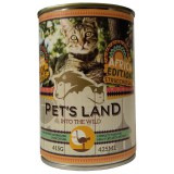 -Pet s Land Cat konzerv Strucchússal Africa Edition 415gr Pet s Land Cat konzerv Strucchússal Africa Edition 415gr