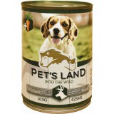 -Pet s Land Dog Konzerv Vadashús répával 415g Pet s Land Dog Konzerv Vadhús répával 415g