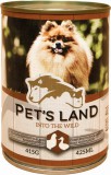 Pet's Land Pet s Land Dog Konzerv Baromfi 415g