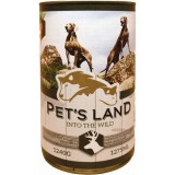 Pet's Land Pet s Land Dog Konzerv Vadashús répával 1240g