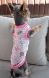 PetGear Kutyaruha - Nagyon könnyű, nyári trikó nyuszi mintával rózsaszín színben