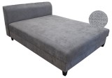 Pethes Rika franciaágy 160*200 cm, Rosario 453, szürke