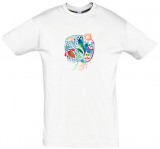 Petissimo Jungle férfi póló - fehér XL