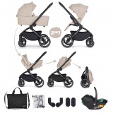 PETITE & MARS PETITE&MARS Kombinált babakocsi SCOUT 3 az 1-ben Soft Mousse + Core Pro i-Size