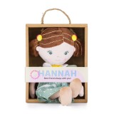 Petite&Mars Plüss játékbaba, Hannah, 0 hó+, 35 cm