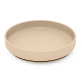 Petite&Mars Szilikon tányér tapadókoronggal, Take&Match, Desert Sand, 6 hó+