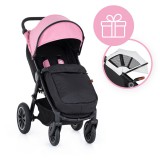 PETITEMARS PETITE&MARS Babakocsi Street+ Air Black Rose Pink Complete +nyári napfénytető Street+ Summer Silver