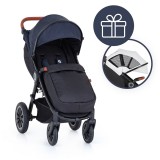 PETITEMARS PETITE&MARS Babakocsi Street+ Air Oak Anthracite Blue Complete+nyári napfénytő Street+ Summer Silver