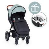 PETITEMARS PETITE&MARS Babakocsi Street+ Air Oak Iron Green Complete + nyári napfénytető Street+ Summer Silver