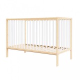 PETITEMARS PETITE&MARS Fából készült kiságy Moony Pine White