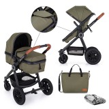 PETITEMARS PETITE&MARS Kombinált babakocsi 2in 1 Grand II Black Olive