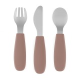 PETITEMARS Petite&Mars Rozsdamentes acél evőeszközkészlet Take&Match Velvet Latte 12m+
