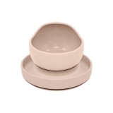 PETITEMARS PETITE&MARS Szilikon 2 részes étkészlet TAKE&MATCH tányér + tál Desert Sand 6hó+
