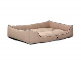 PETSY BRUNO polár kutyafekhely - bézs-barna - 75 cm