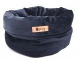 PETSY ROYAL BASKET kutya, macska bársonyos poliészter fekhely - kék - ? 40 cm