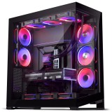 Phanteks NV9 MK2 D-RGB TG Full Torony Számítógépház - Fekete (PH-NV923TG_DBK02)