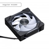 Phanteks PH-F120D30 120MM Regular ház hűtő ventilátor fekete-fehér 3db (PH-F120D30_DRGB_PWM_BK01_3P) (PH-F120D30_DRGB_PWM_BK01_3P)