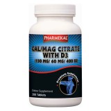 Pharmekal Cal/Mag Citrate with D3 (200 tab.)