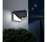 PHENOM Mozgásérzékelős szolár reflektor - fali - 136 LED