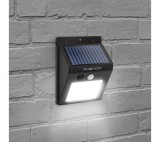 PHENOM Mozgásérzékelős szolár reflektor - fali - COB LED