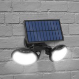 PHENOM Mozgásérzékelős szolár reflektor - forgatható fejjel - 2 COB LED