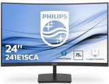 Philips 241E1SCA/00 23,6" VA LED Full HD 75Hz VGA/HDMI fekete monitor