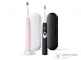 Philips 4300 HX6800/35 Sonicare ProtectiveClean Series szónikus elektromos fogkefe dupla szett, rózsaszín/fekete