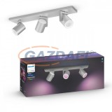 PHILIPS 50623/48/P7 Argenta LED spot lámpa falon kívüli aluminium 3x5.7W 240V 2200-6500K 1050lm GU10 15000h A+ A+ IP20 bluetooth