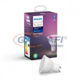 PHILIPS 929001953101 HueWCA fényforrás 5.7W GU10 RGB 2000 - 6500K 350lm GU10 230V 15000h A IP20 bluetooth