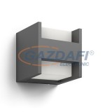 PHILIPS Arbour 164599316 LED fali lámpa 2x4,5W 800Lm, antracit