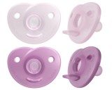 PHILIPS AVENT Avent SCF099/22 Soothie szilikon játszócumi 0-6 hó Lány - 2 db