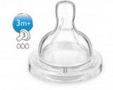 Philips Avent Classic+ SCF633/27 2 x 3 lyukú pótcumi 3h+ (SCF633/27)