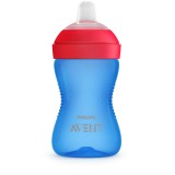 Philips AVENT itatópohár puha csőrös harapásálló 300ml 9hó fiús